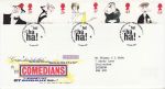 1998-04-23 Comedians Stamps Bureau FDC (75143)