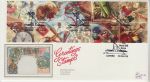 1992-01-28 Greetings Stamps Oxford Silk FDC (75175)