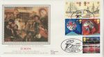 1992-04-07 Europa Games Stamps Manchester Silk FDC (75178)