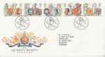 1998-02-24 Queen's Beasts Stamps Bureau FDC (75249)