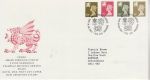 1993-12-07 Wales Definitive Stamps Bureau FDC (75298)