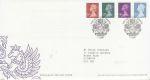 2003-07-01 Definitive High Values Stamps Windsor FDC (75332)