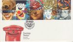 1990-02-06 Greetings Stamps Bureau FDC (75643)