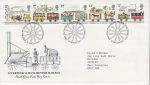 1980-03-12 Railway Stamps Bureau FDC (75645)