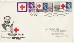 1963-08-15 Red Cross Stamps Worcester wavy FDC (75706)