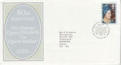 1980-08-04 Queen Mother Stamp Bureau FDC (76543)