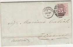 1877 Ramsgate 634 Duplex on 2½d Plate 9 Full Letter (76601)