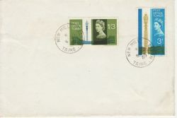 1965-10-08 Post Office Tower Stamps New Mill cds FDC (76606)