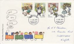 1979-07-11 Year of The Child Stamps Kings Lynn FDC (76632)