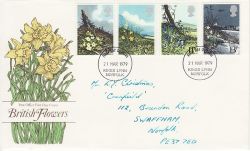 1979-03-21 Flowers Stamps Kings Lynn FDC (76633)