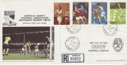 1980-10-10 Sport Norfolk County Football Assoc FDC (76649)