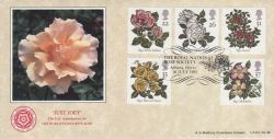 1991-07-16 Roses Stamps LFDC 98 Official FDC (76657)