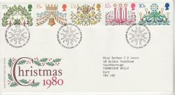 1980-11-19 Christmas Stamps Bureau FDC (76705)