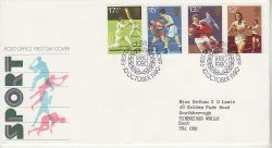 1980-10-10 Sport Stamps Cardiff FDC (76707)