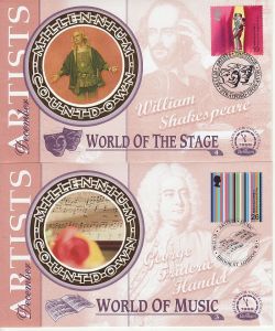 1999-12-07 Artists Tale Stamps x4 Benham FDC (76750)