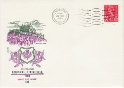 1969-02-26 Scotland Definitive Stamp Edinburgh FDC (76796)