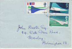 1969-03-03 Concorde Stamps Leatherhead cds FDC (76950)