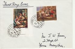 1967-11-27 Christmas Stamps Forres cds FDC (76981)