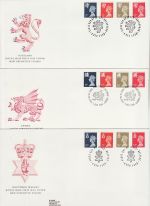 1990-12-04 Regional Definitive Stamps x3 SHS FDC (76014)