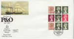 1987-03-03 P&O Booklet Stamps Falmouth FDC (76035)