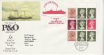 1987-03-03 P&O Booklet Stamps Bureau Carried FDC (76037)
