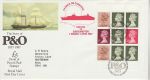 1987-03-03 P&O Booklet Stamps Bureau Carried FDC (76038)