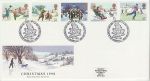 1990-11-13 Christmas Stamps London EC1 FDC (76208)