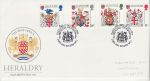 1984-01-17 Heraldry Stamps London WC1 FDC (76334)