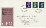 1967-08-08 Definitive Stamps Windsor FDC (76354)