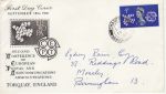 1961-09-18 CEPT Stamp Chagford Newton Abbot Cds FDC (76415)