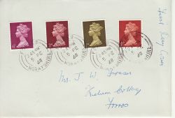 1968-02-05 Definitive Stamps Forres cds FDC (77048)