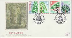 1990-06-05 Kew Gardens Stamps Kew PPs Silk FDC (77064)