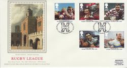1995-10-03 Rugby League Stamps Halifax FDC (77141)
