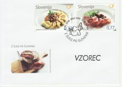 2015-11-06 Slovenia Gastronomy Stamps FDC (77156)