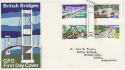 1968-04-29 British Bridges Stamps Bureau FDC (77216)