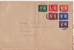 1940-05-06 KGVI Centenary Stamps Liverpool cds FDC (77307)