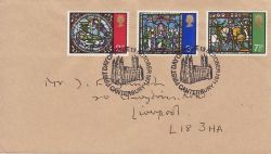 1971-10-13 Christmas Stamps Canterbury FDC (77318)
