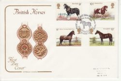 1978-07-05 Horses Courage Shire Horse Centre FDC (77341)
