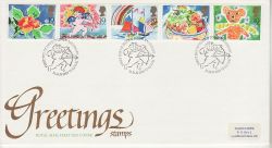 1989-01-31 Greetings Stamps Lover FDC (77401)