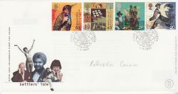 1999-04-06 Settlers Tale Stamps Plymouth FDC (77435)