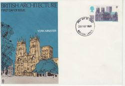 1969-05-28 British Cathedrals York Minster Bolton FDC (77469)