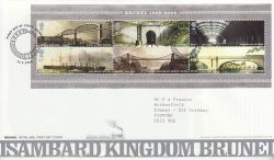 2006-02-23 Brunel Stamps M/S Bristol FDC (77556)