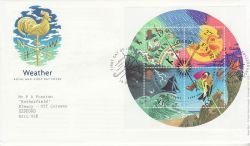 2001-03-13 Weather Stamps M/S Fraserburgh FDC (77578)