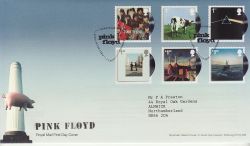 2016-07-07 Pink Floyd Stamps T/House FDC (77596)