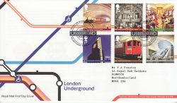 2013-01-09 London Underground Stamps T/House FDC (77616)