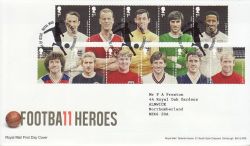 2013-05-09 Football Heros Stamps T/House FDC (77624)
