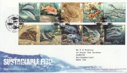 2014-06-05 Sustainable Fish Stamps T/House FDC (77634)