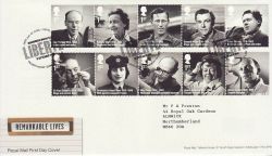 2014-03-25 Remarkable Lives Stamps T/House FDC (77635)