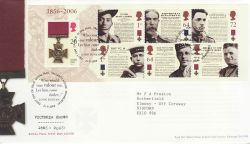 2006-09-21 Victoria Cross  Stamps M/S T/House FDC (77649)