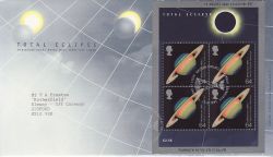 1999-08-11 Solar Eclipse M/Sheet T/House FDC (77676)
